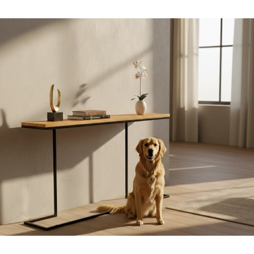 KONSOLA  DREWNO LITE DĄB OLCHA SKD-312